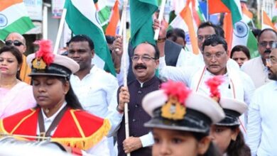 देशभक्ति से ओतप्रोत अप्रतिम उत्साह के साथ निकली तिरंगा यात्रा, उप मुख्यमंत्री अरुण साव हुए शामिल देशभक्ति से ओतप्रोत अप्रतिम उत्साह के साथ निकली तिरंगा यात्रा, उप मुख्यमंत्री अरुण साव हुए शामिल