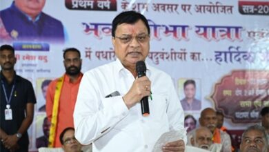 श्रीकृष्ण जन्माष्टमी पर सर्व यादव समाज की भव्य शोभायात्रा में शामिल हुए कैबिनेट मंत्री लखन लाल देवांगन