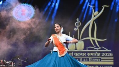 शार्वी सिंह परिहार ने कथक की मनमोहक प्रस्तुति दी
