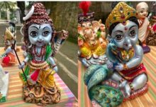 आस्था के साथ पर्यावरण संरक्षण का संदेश दे रही बंदियों की गणेश प्रतिमाएं