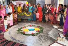 आंगन मिलन सेवा में सजी पौष्टिक थाली, घर-घर पहुंचा सुपोषण का संदेश