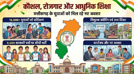 विशेष लेख : कौशल, रोजगार, स्टार्टअप और आधुनिक शिक्षा पर सरकार का जोर, 18 हजार से अधिक युवाओं को मिला प्रशिक्षण विशेष लेख : कौशल, रोजगार, स्टार्टअप और आधुनिक शिक्षा पर सरकार का जोर, 18 हजार से अधिक युवाओं को मिला प्रशिक्षण