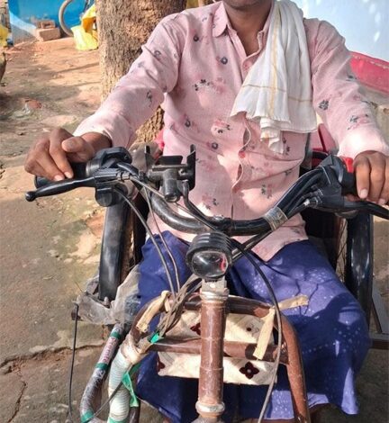 सरकार की संवेदनशील पहल : बैटरी चलित ट्रायसायकल से बदला 75% अस्थिबाधित सोमारू का जीवन, मिली आत्मनिर्भरता की नई उड़ान