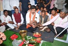 उप मुख्यमंत्री विजय शर्मा ने मुड़घुसरी में 1.48 करोड़ रुपए के तीन सड़क का किया भूमिपूजन