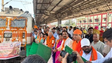 बिलासपुर संभाग के 850 श्रद्धालु विशेष ट्रेन से अयोध्या धाम रवाना