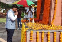 छत्तीसगढ़ में शांति और सुरक्षा के लिए वीर जवानों का बलिदान अविस्मरणीय- वन मंत्री केदार कश्यप