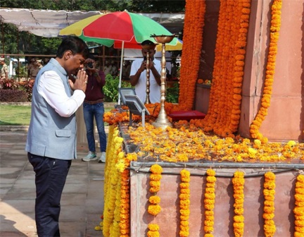 छत्तीसगढ़ में शांति और सुरक्षा के लिए वीर जवानों का बलिदान अविस्मरणीय- वन मंत्री केदार कश्यप