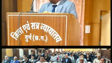 तकनीक से सुगम न्याय, विधि से सुनिश्चित निष्पक्षता: दुर्ग जिला न्यायालय में ‘न्याय श्रुति नियम, 2025’ पर विधिक संगोष्ठी एवं डिजिटल साक्ष्य प्रदर्शनी आयोजित