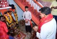 महाअष्टमी पर उप मुख्यमंत्री विजय शर्मा ने किए मां दंतेश्वरी, मां परमेश्वरी और मां चंडी के दर्शन