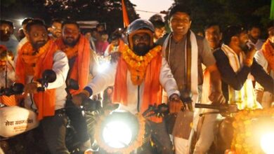जन सेवा से राष्ट्र सेवा के 25 वर्ष का संदेश लेकर पहुंची बाइक रैली, स्वास्थ्य एवं कृषि मंत्री ने किया भव्य स्वागत