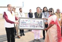 राष्ट्रपति द्रौपदी मुर्मु छत्तीसगढ़ प्रवास के पश्चात रायपुर से हुईं रवाना