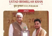 छत्तीसगढ़ की कला प्रतिभाओं ने राष्ट्रीय मंच पर लहराया परचम, जशपुर के डॉ. आनन्द पाण्डेय और सारंगढ़ के घनश्याम साहू को प्रतिष्ठित उस्ताद बिस्मिल्लाह खान युवा पुरस्कार